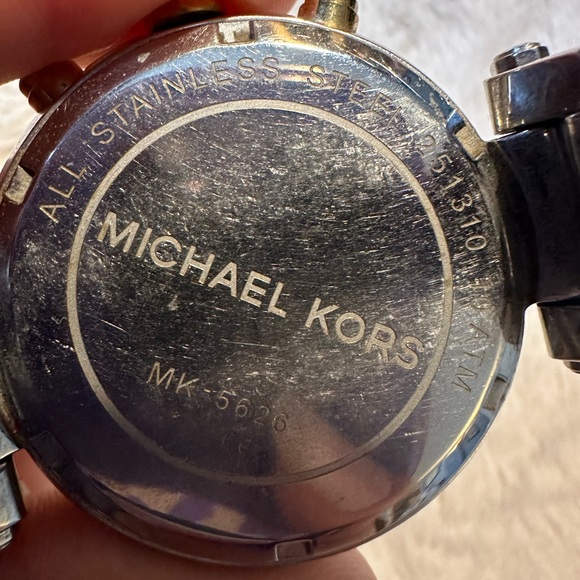 Michael Kors Silver and Gold Plated Watch - Picture 3 of 5